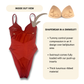 Push-Up & Tummy Control One Piece (Ribbed)